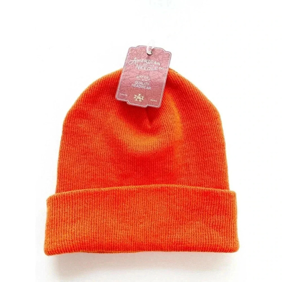 NWT American Needle Nordstrom Orange Beanie Warm Winter Hat One Size Unisex - Picture 1 of 4